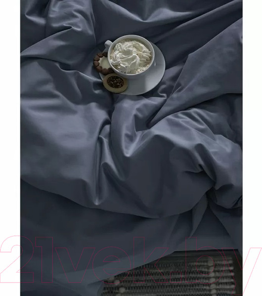 Изображение товара Комплект постельного белья Tkano Essential TK23-DC0003 (джинсово-синий)