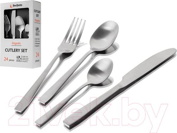 Изображение товара Набор столовых приборов Perfecto Linea Majestic 21-250120M (24шт)