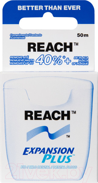 Изображение товара Зубная нить REACH Пропитанная воском (50м)