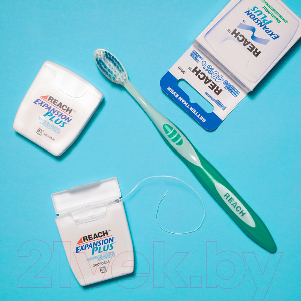 Изображение товара Зубная нить REACH Пропитанная воском (50м)