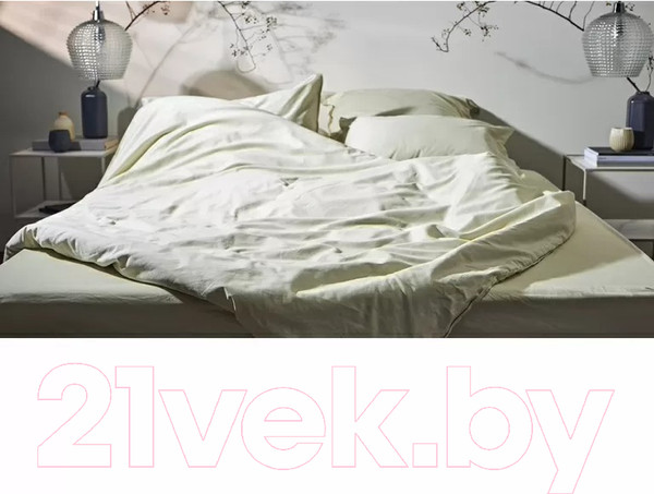 Изображение товара Комплект постельного белья Tkano Essential TK23-DC0005 (серо-бежевый)