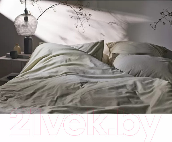 Изображение товара Комплект постельного белья Tkano Essential TK23-DC0005 (серо-бежевый)