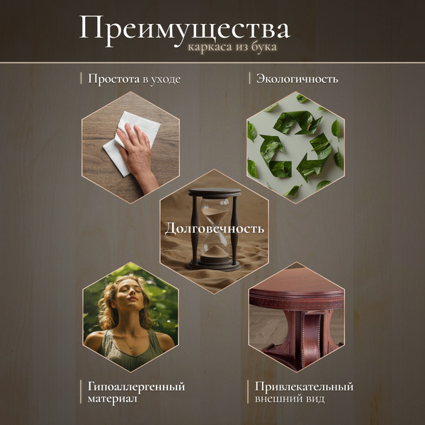 Изображение товара Обеденный стол Tetchair Versal 300+350+400x110x78 (Tobacco)