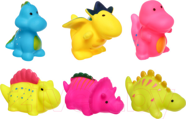 Изображение товара Набор игрушек для ванной Крошка Я Динозавры / 10095811 (6шт)
