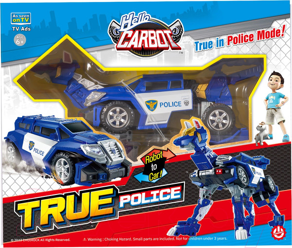 Изображение товара Робот-трансформер Hello Carbot True Police S2 / 42890
