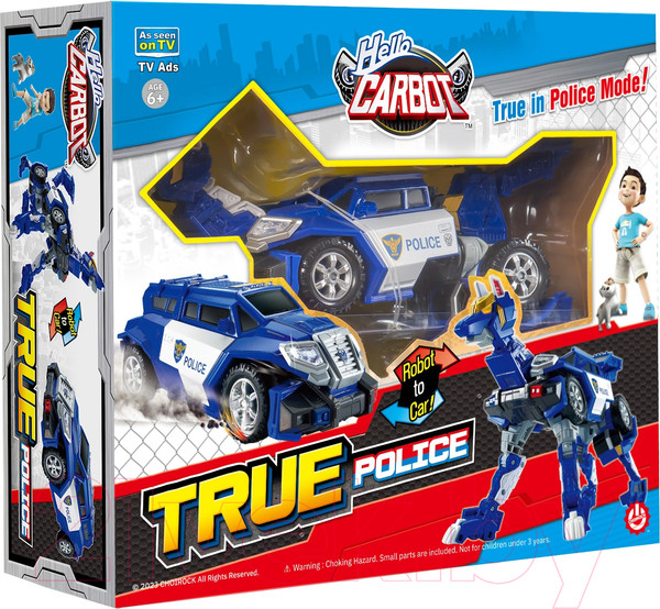 Изображение товара Робот-трансформер Hello Carbot True Police S2 / 42890