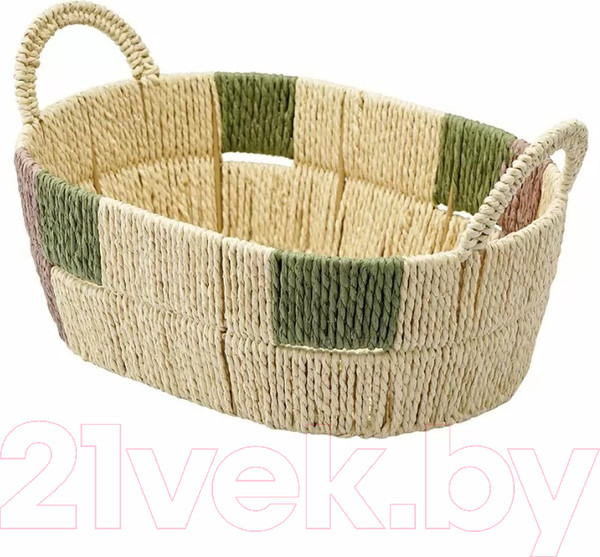 Изображение товара Корзина Tkano Ethnic Bodhran Nature / TK24-ST-BA0013 (р-р L)