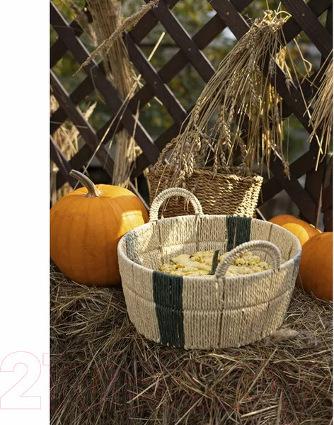 Изображение товара Корзина Tkano Ethnic Bodhran Nature / TK24-ST-BA0014 (р-р M)