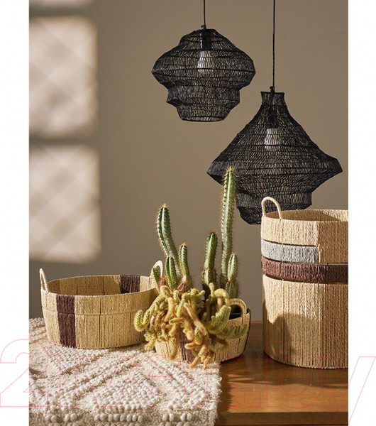 Изображение товара Корзина Tkano Ethnic Bodhran Chocolate / TK24-ST-BA0010 (р-р L)