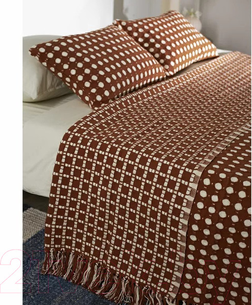 Изображение товара Покрывало Tkano Essential Polka dots TK23-BS0010 (карамельный)
