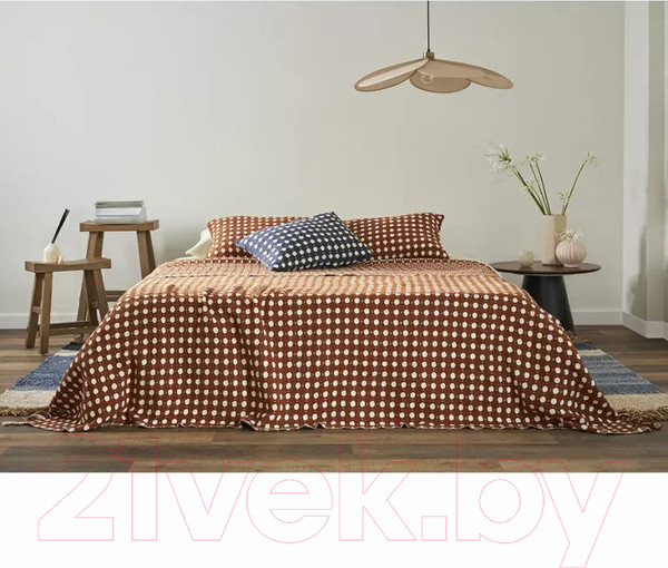 Изображение товара Покрывало Tkano Essential Polka dots TK23-BS0010 (карамельный)
