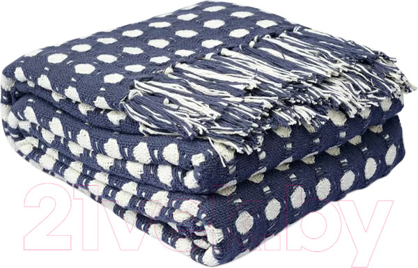 Изображение товара Покрывало Tkano Essential Polka dots TK23-BS0012 (темно-синий)