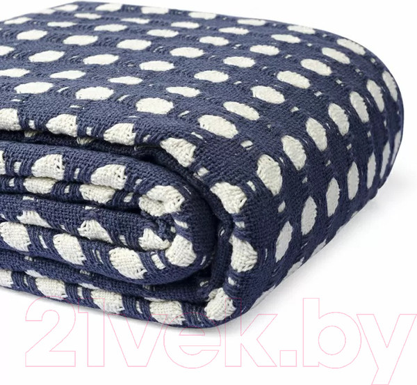 Изображение товара Покрывало Tkano Essential Polka dots TK23-BS0012 (темно-синий)
