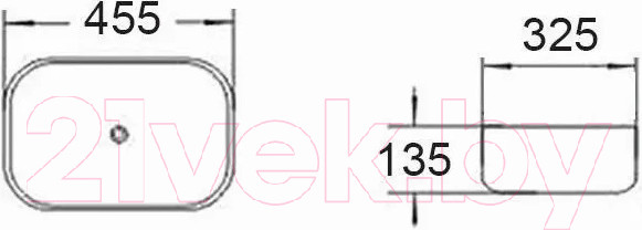 Изображение товара Умывальник Mexen Rita MEX-21084501