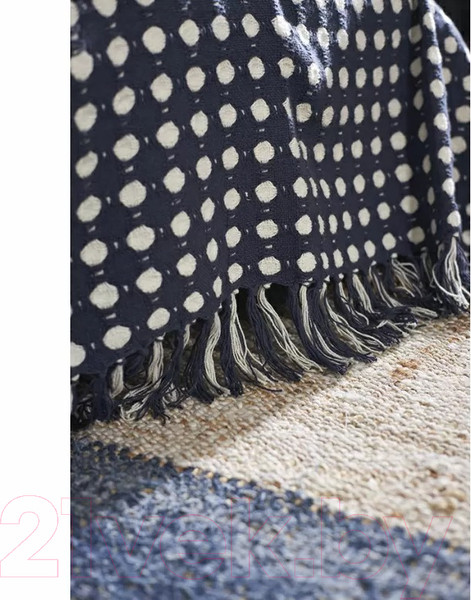 Изображение товара Покрывало Tkano Essential Polka dots TK23-BS0011 (темно-синий)