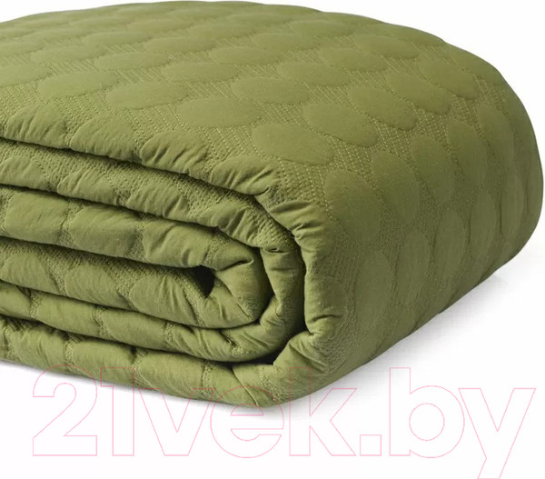 Изображение товара Покрывало Tkano Essential Solid dots TK23-BS0016 (оливковый)