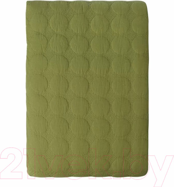 Изображение товара Покрывало Tkano Essential Solid dots TK23-BS0016 (оливковый)