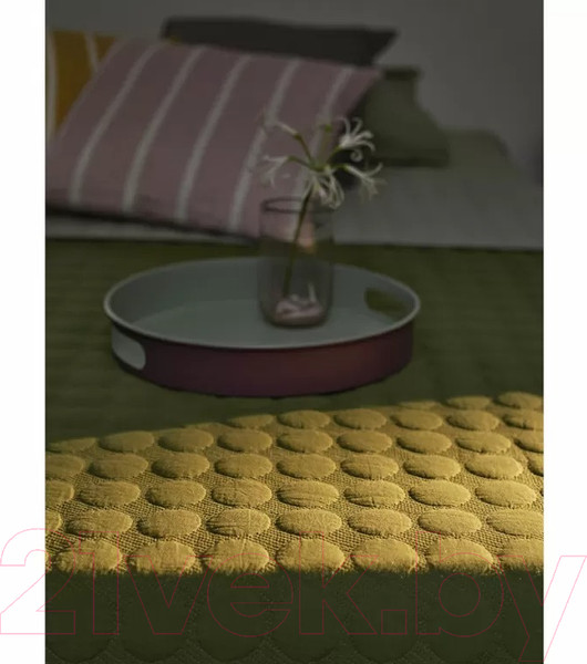 Изображение товара Покрывало Tkano Essential Solid dots TK23-BS0016 (оливковый)