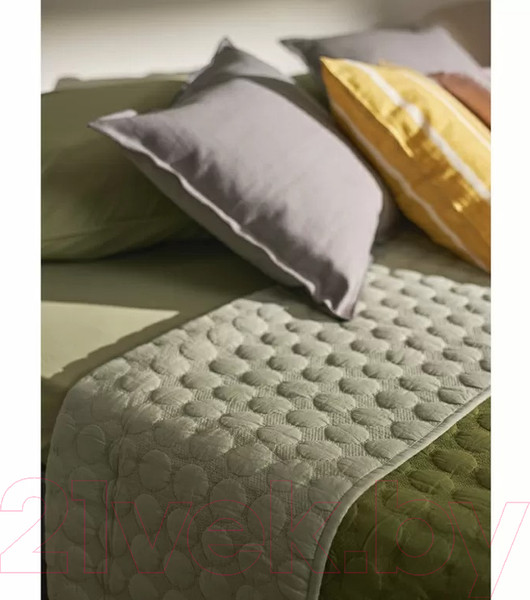 Изображение товара Покрывало Tkano Essential Solid dots TK23-BS0016 (оливковый)