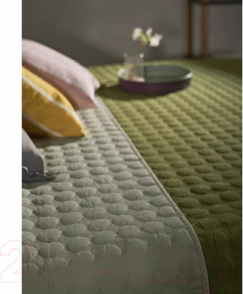 Изображение товара Покрывало Tkano Essential Solid dots TK23-BS0016 (оливковый)