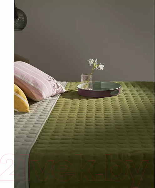 Изображение товара Покрывало Tkano Essential Solid dots TK23-BS0016 (оливковый)