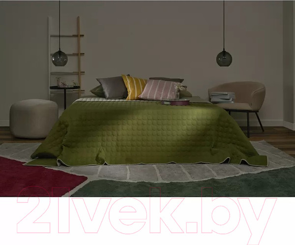 Изображение товара Покрывало Tkano Essential Solid dots TK23-BS0016 (оливковый)