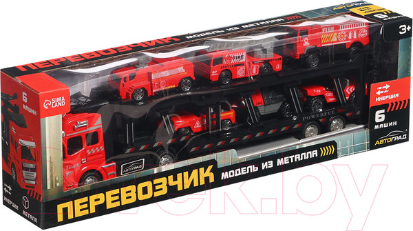 Изображение товара Автовоз игрушечный Автоград Грузовик 2212-10F / 9781722