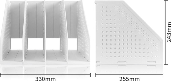Изображение товара Лоток для бумаг Deli 78996 (светло-серый)