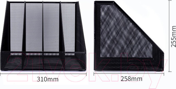 Изображение товара Лоток для бумаг Deli 78986 (черный)