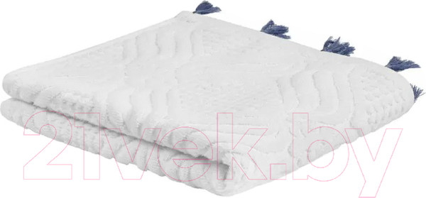 Изображение товара Полотенце Tkano Essential TK23-HT0002 (белый/темно-синий)