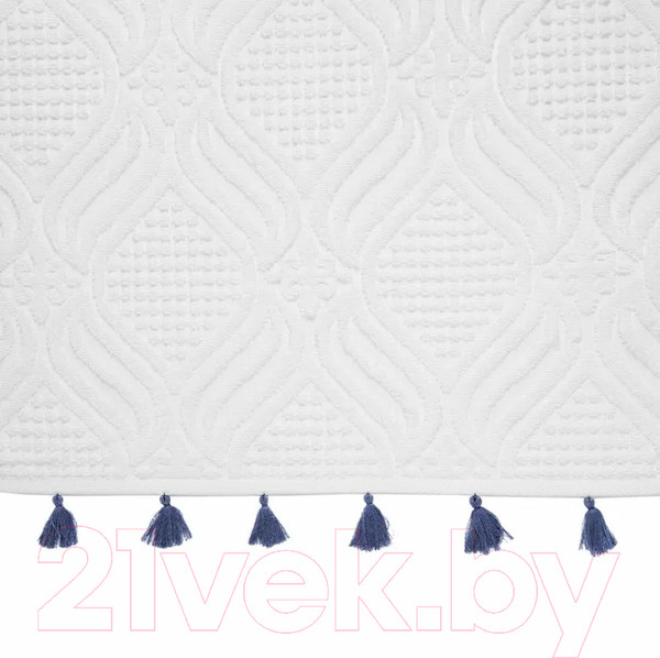 Изображение товара Полотенце Tkano Essential TK23-HT0002 (белый/темно-синий)