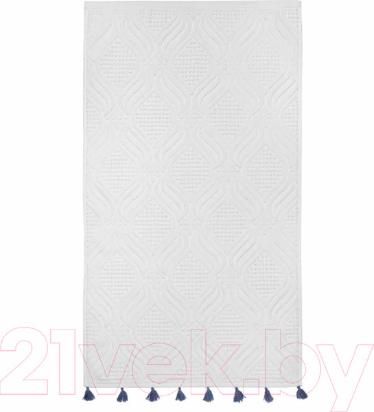 Изображение товара Полотенце Tkano Essential TK23-HT0002 (белый/темно-синий)