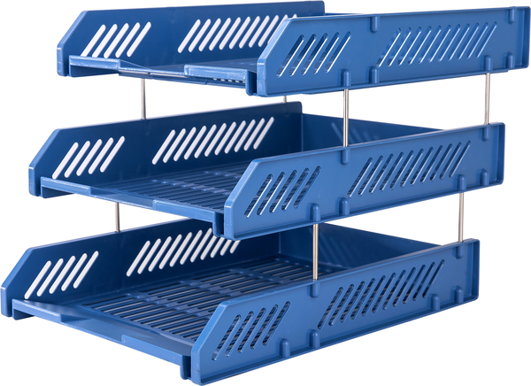 Изображение товара Лоток для бумаг Deli E9209 (синий)