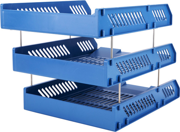 Изображение товара Лоток для бумаг Deli E9209 (синий)