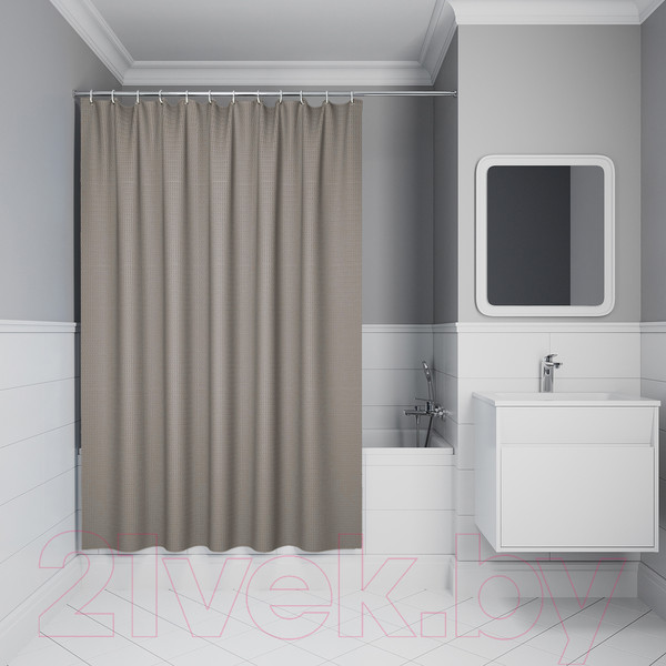 Изображение товара Шторка-занавеска для ванны IDDIS DW02P18i11 (бежевый)