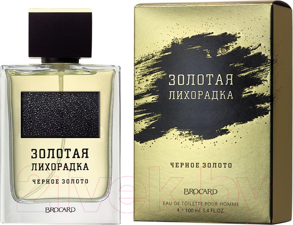 Изображение товара Туалетная вода Brocard Золотая Лихорадка Черное Золото (100мл)