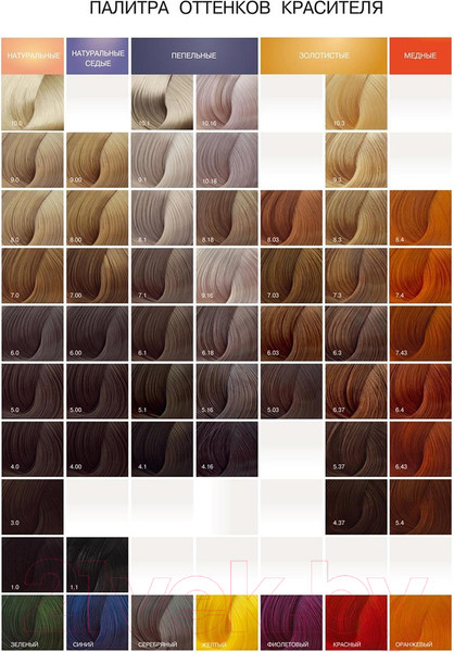 Изображение товара Крем-краска для волос Bouticle Expert Color 1/0 (100мл, черный)