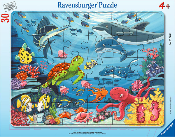 Изображение товара Пазл Ravensburger Подводный мир / 5566 (30эл)