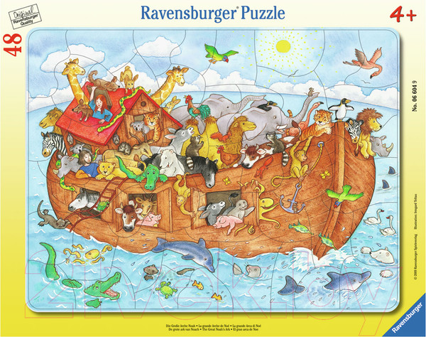 Изображение товара Пазл Ravensburger Ноев ковчег / 6604 (48эл)
