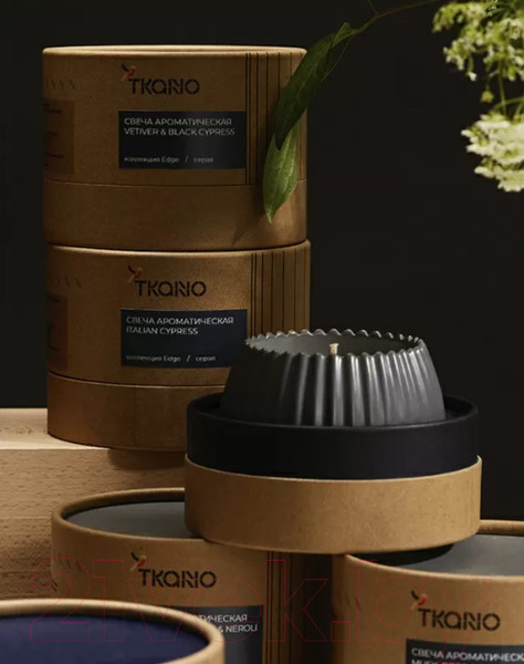 Изображение товара Свеча Tkano Edge Black Ink TK23-ARO0031 (серый)