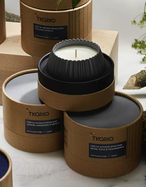 Изображение товара Свеча Tkano Edge Black Ink TK23-ARO0031 (серый)