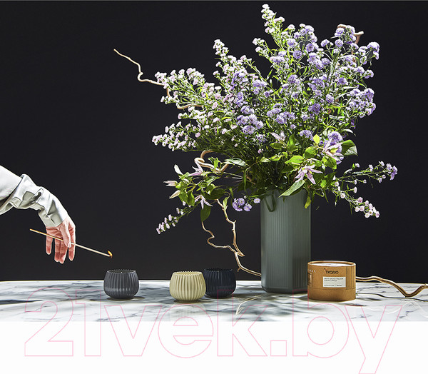 Изображение товара Свеча Tkano Edge Cypress, Jasmine & Patchouli TK23-ARO0009 (синий)