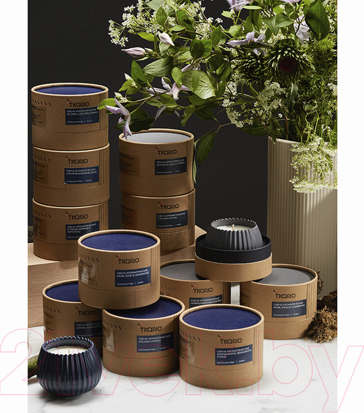 Изображение товара Свеча Tkano Edge Cypress, Jasmine & Patchouli TK23-ARO0009 (синий)