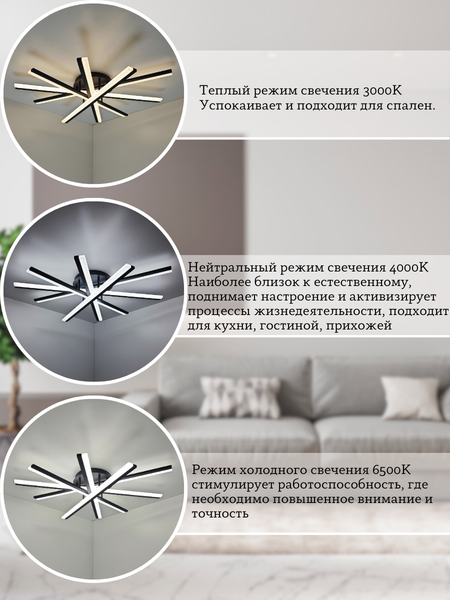 Изображение товара Потолочный светильник Mirastyle Диод XL-630116/5 SBK