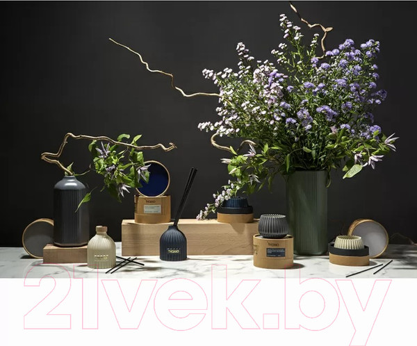 Изображение товара Свеча Tkano Edge Green tea & Pear blossom TK23-ARO0026 (серый)