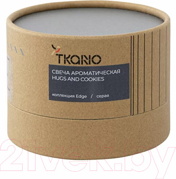 Изображение товара Свеча Tkano Edge Hugs and Cookies TK23-ARO0035 (серый)