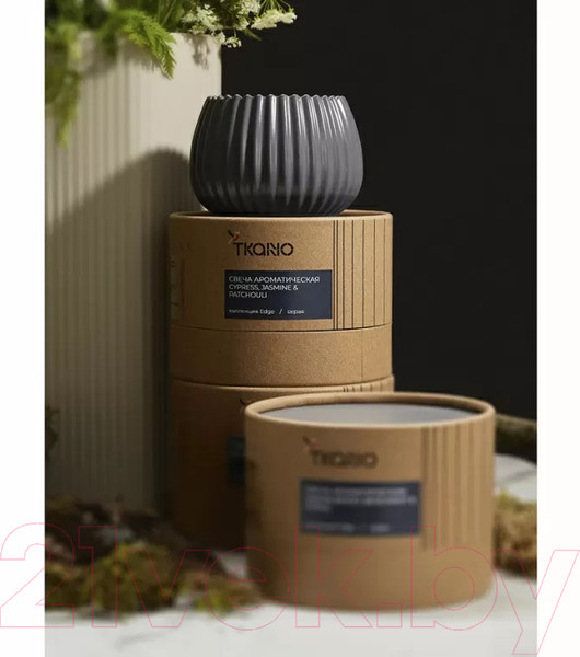 Изображение товара Свеча Tkano Edge Hugs and Cookies TK23-ARO0035 (серый)