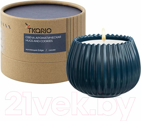 Изображение товара Свеча Tkano Edge Hugs and Cookies TK23-ARO0011 (синий)