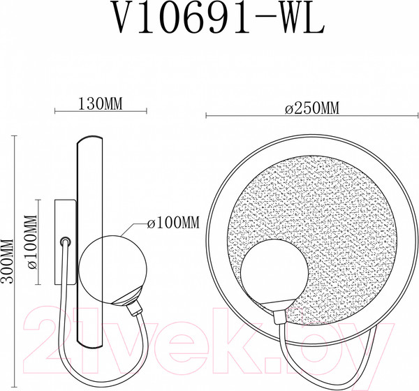 Изображение товара Бра Moderli Cosmi / V10691-WL