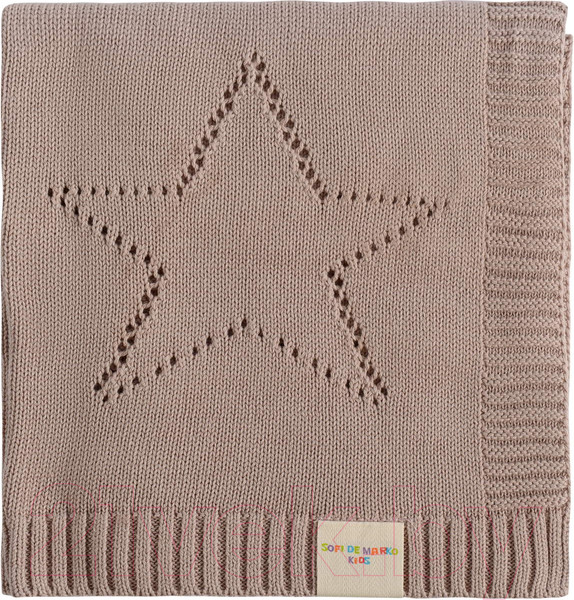 Изображение товара Плед для малышей Sofi de Marko Asterisk 70х90 / Пл-Дт-70х90кр (карамель)